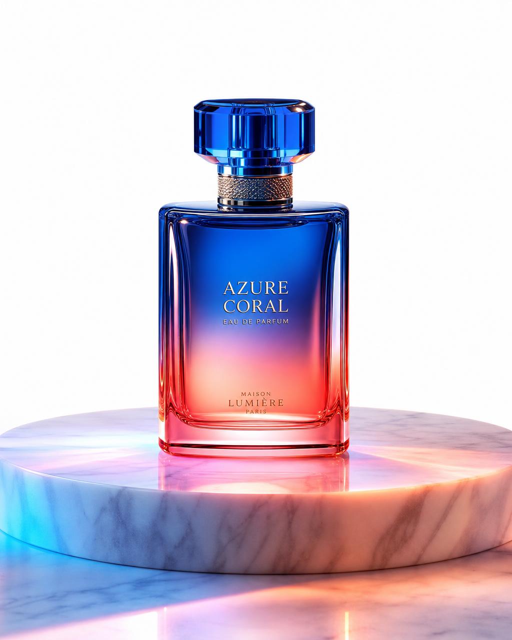 Photographie publicitaire d'un flacon de parfum réalisée à Nice